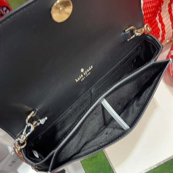 Kate Spade Kristi Poppy Printed Flap Crossbody 
Cream Multi NWT - Picture 8 of 16